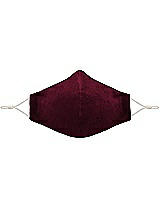 Front View Thumbnail - Cabernet Lux Velvet Reusable Face Mask