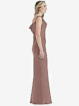 Side View Thumbnail - Sienna Asymmetrical One-Shoulder Cowl Maxi Slip Dress