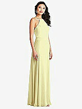 Side View Thumbnail - Butter Yellow Bella Bridesmaids Dress BB129