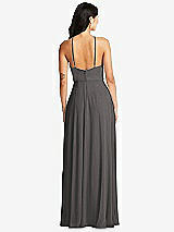 Rear View Thumbnail - Caviar Gray Bella Bridesmaids Dress BB129