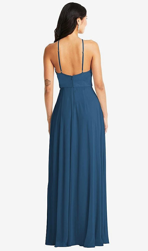 Back View - Dusk Blue Bella Bridesmaids Dress BB129