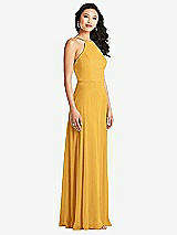 Side View Thumbnail - NYC Yellow Bella Bridesmaids Dress BB129