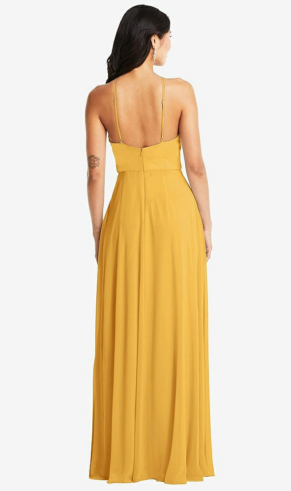 Back View - NYC Yellow Bella Bridesmaids Dress BB129