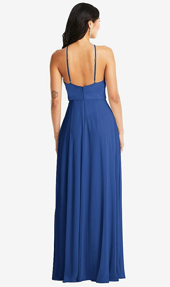 Back View - Classic Blue Bella Bridesmaids Dress BB129