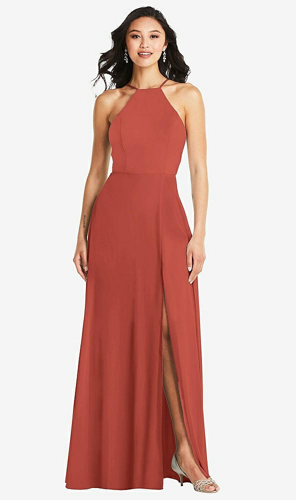 Front View - Amber Sunset Bella Bridesmaids Dress BB129