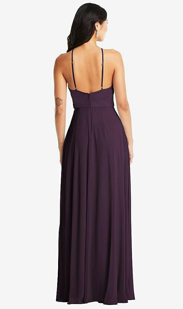 Back View - Aubergine Bella Bridesmaids Dress BB129