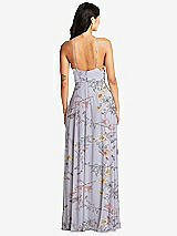 Rear View Thumbnail - Butterfly Botanica Silver Dove Bella Bridesmaids Dress BB129