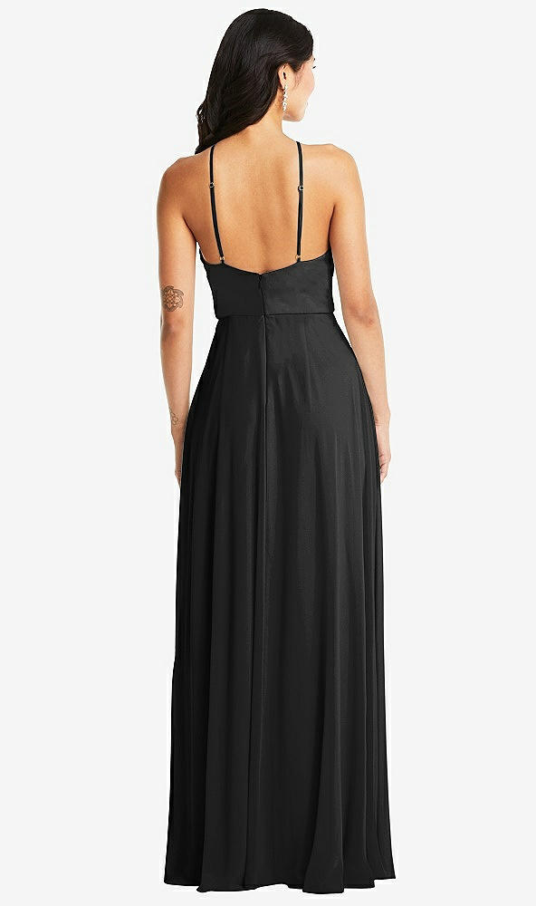 Back View - Black Bella Bridesmaids Dress BB129