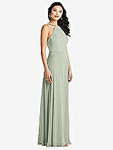 Side View Thumbnail - Celadon Bella Bridesmaids Dress BB129