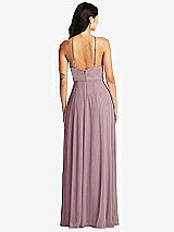 Rear View Thumbnail - Dusty Rose Bella Bridesmaids Dress BB129