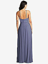 Rear View Thumbnail - French Blue Bella Bridesmaids Dress BB129