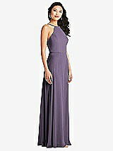 Side View Thumbnail - Lavender Bella Bridesmaids Dress BB129