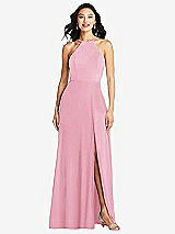 Front View Thumbnail - Peony Pink Bella Bridesmaids Dress BB129