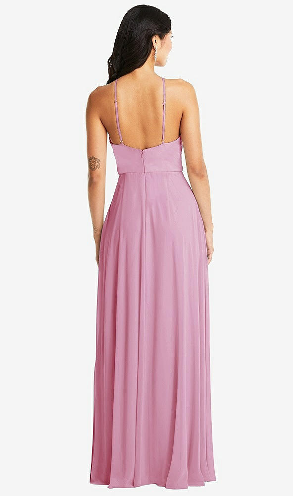 Back View - Powder Pink Bella Bridesmaids Dress BB129