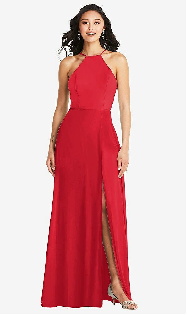 Front View - Parisian Red Bella Bridesmaids Dress BB129