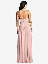 Rear View Thumbnail - Rose - PANTONE Rose Quartz Bella Bridesmaids Dress BB129