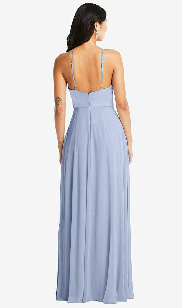 Back View - Sky Blue Bella Bridesmaids Dress BB129