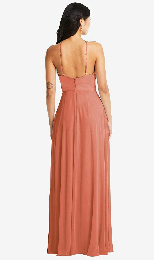 Back View - Terracotta Copper Bella Bridesmaids Dress BB129