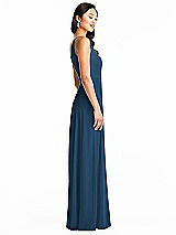 Side View Thumbnail - Dusk Blue Bella Bridesmaids Dress BB130