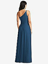 Rear View Thumbnail - Dusk Blue Bella Bridesmaids Dress BB130