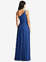 Rear View Thumbnail - Classic Blue Bella Bridesmaids Dress BB130