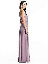 Side View Thumbnail - Suede Rose Bella Bridesmaids Dress BB130