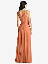 Rear View Thumbnail - Sweet Melon Bella Bridesmaids Dress BB130