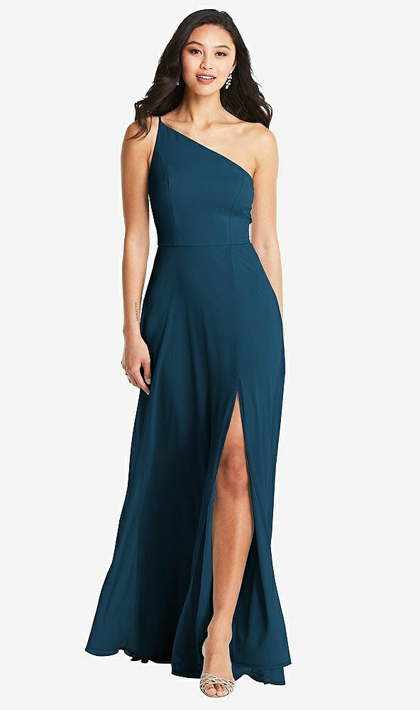 Front View - Atlantic Blue Bella Bridesmaids Dress BB130