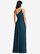 Rear View Thumbnail - Atlantic Blue Bella Bridesmaids Dress BB130