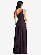 Rear View Thumbnail - Aubergine Bella Bridesmaids Dress BB130