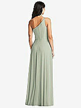 Rear View Thumbnail - Celadon Bella Bridesmaids Dress BB130