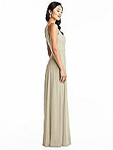 Side View Thumbnail - Champagne Bella Bridesmaids Dress BB130