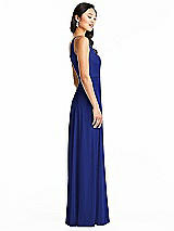 Side View Thumbnail - Cobalt Blue Bella Bridesmaids Dress BB130