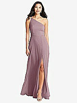 Front View Thumbnail - Dusty Rose Bella Bridesmaids Dress BB130