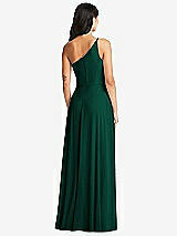 Rear View Thumbnail - Hunter Green Bella Bridesmaids Dress BB130