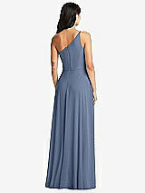 Rear View Thumbnail - Larkspur Blue Bella Bridesmaids Dress BB130