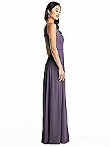 Side View Thumbnail - Lavender Bella Bridesmaids Dress BB130