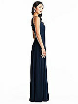 Side View Thumbnail - Midnight Navy Bella Bridesmaids Dress BB130