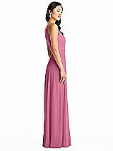 Side View Thumbnail - Orchid Pink Bella Bridesmaids Dress BB130