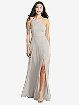 Front View Thumbnail - Oyster Bella Bridesmaids Dress BB130