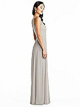 Side View Thumbnail - Oyster Bella Bridesmaids Dress BB130