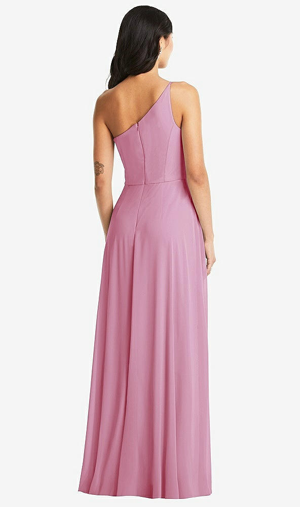 Back View - Powder Pink Bella Bridesmaids Dress BB130