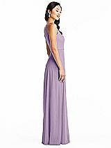 Side View Thumbnail - Pale Purple Bella Bridesmaids Dress BB130