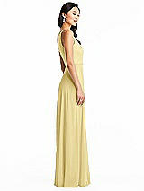 Side View Thumbnail - Pale Yellow Bella Bridesmaids Dress BB130