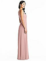 Side View Thumbnail - Rose - PANTONE Rose Quartz Bella Bridesmaids Dress BB130