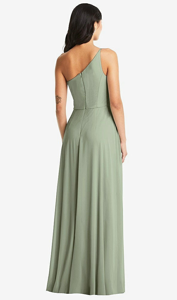 Back View - Sage Bella Bridesmaids Dress BB130