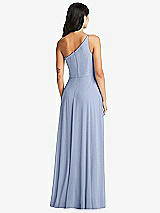 Rear View Thumbnail - Sky Blue Bella Bridesmaids Dress BB130