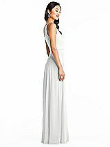 Side View Thumbnail - White Bella Bridesmaids Dress BB130