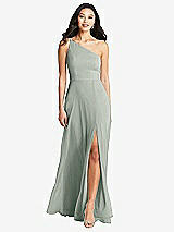 Front View Thumbnail - Willow Green Bella Bridesmaids Dress BB130