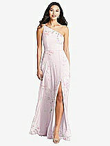 Front View Thumbnail - Watercolor Print Bella Bridesmaids Dress BB130